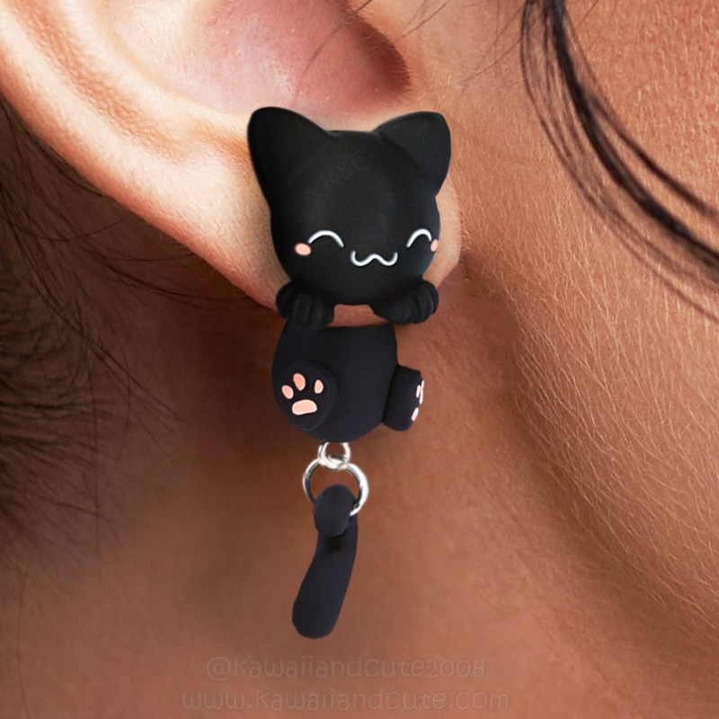 Black Cat Clinging Ears