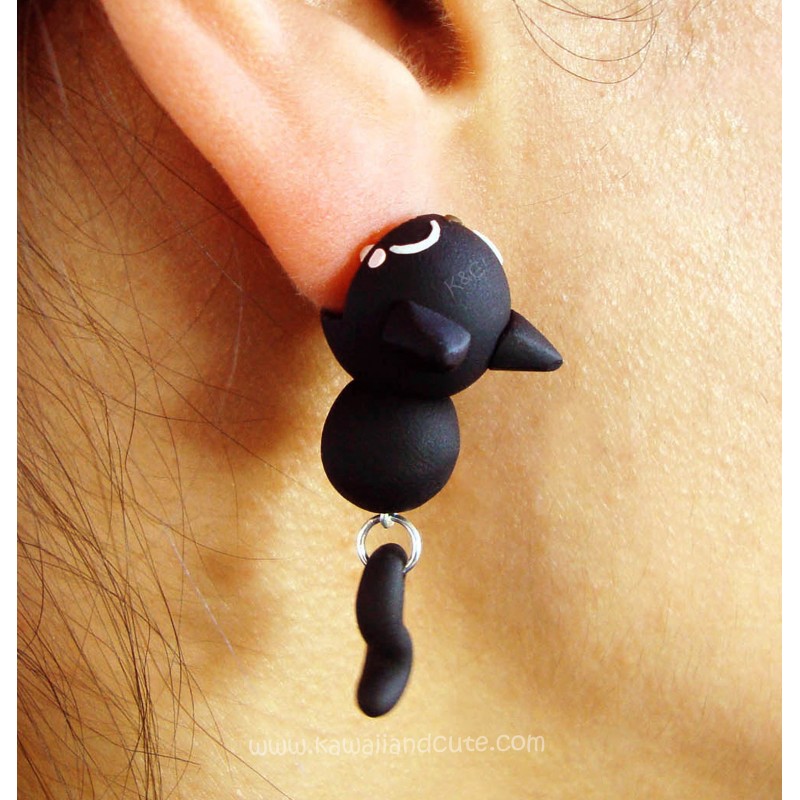 Black Cat Bite Ears