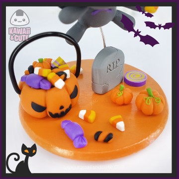 Ajolote negro truco o trato figura