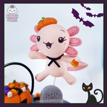 Ajolote Rosa truco o trato figura