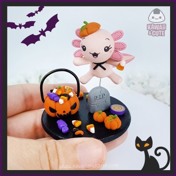 Ajolote Rosa truco o trato figura