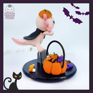 Ajolote Rosa truco o trato figura