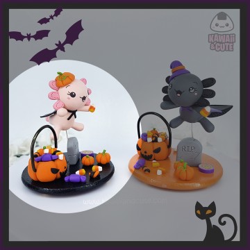 Ajolote Rosa truco o trato figura