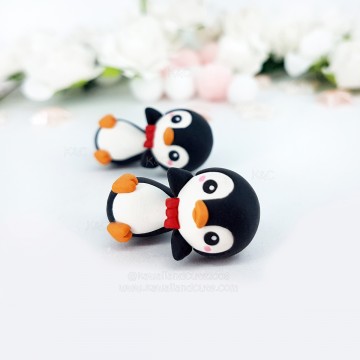 Penguin earrings