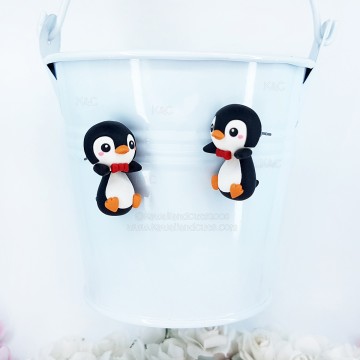 Penguin earrings