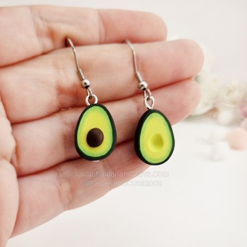 Pendientes de aguacates kawaii 05
