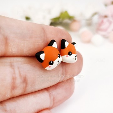 Fox Earrings Studs 06