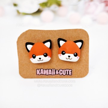 Fox Earrings Studs 07